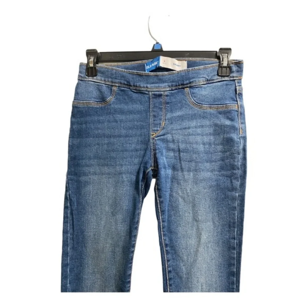 2 pair Girls Old‎ Navy Skinny Jeans size Large (10-12) EUC